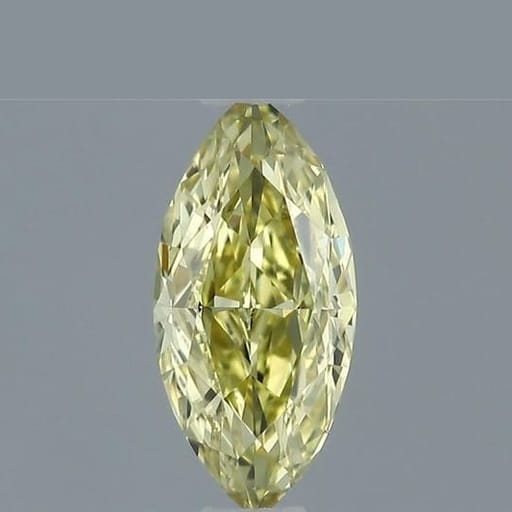 0.26 Carat Marquise Yellow Diamond