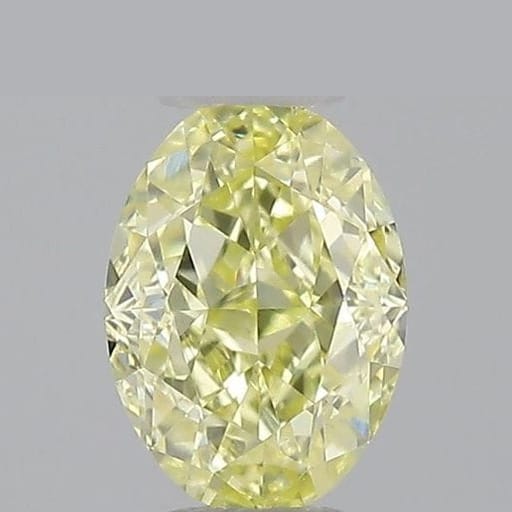 0.31 Carat Oval Yellow Diamond