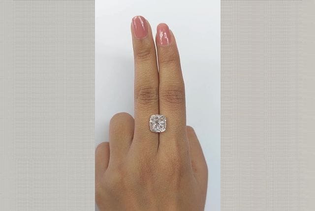 5.03 Carat Cushion Diamond