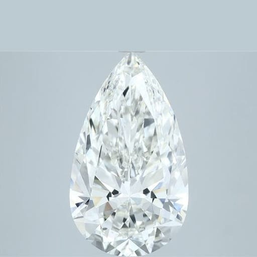4.02 Carat Pear Diamond