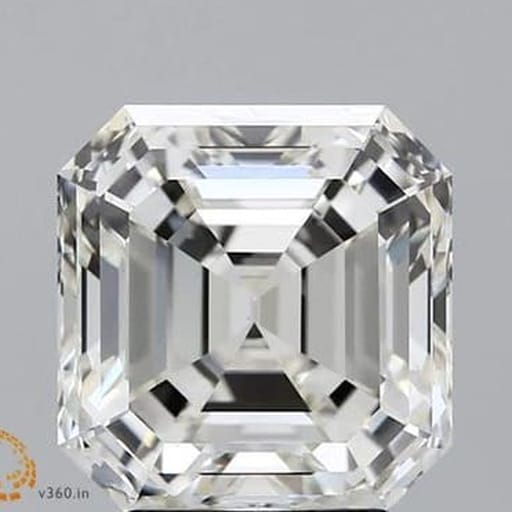 4.02 Carat Asscher Diamond