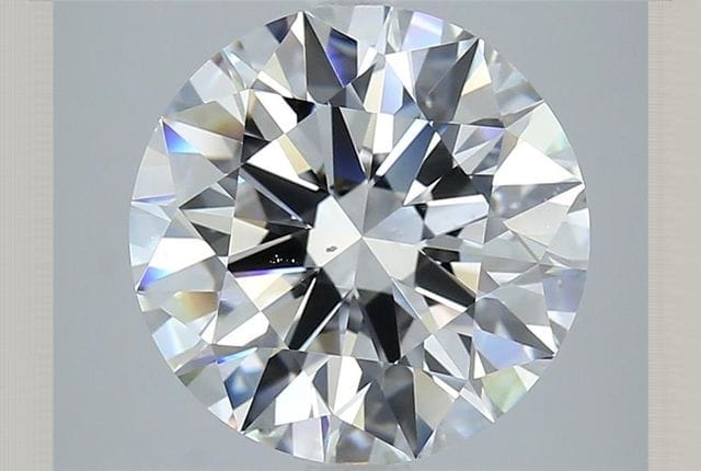5.28 Carat Round Diamond