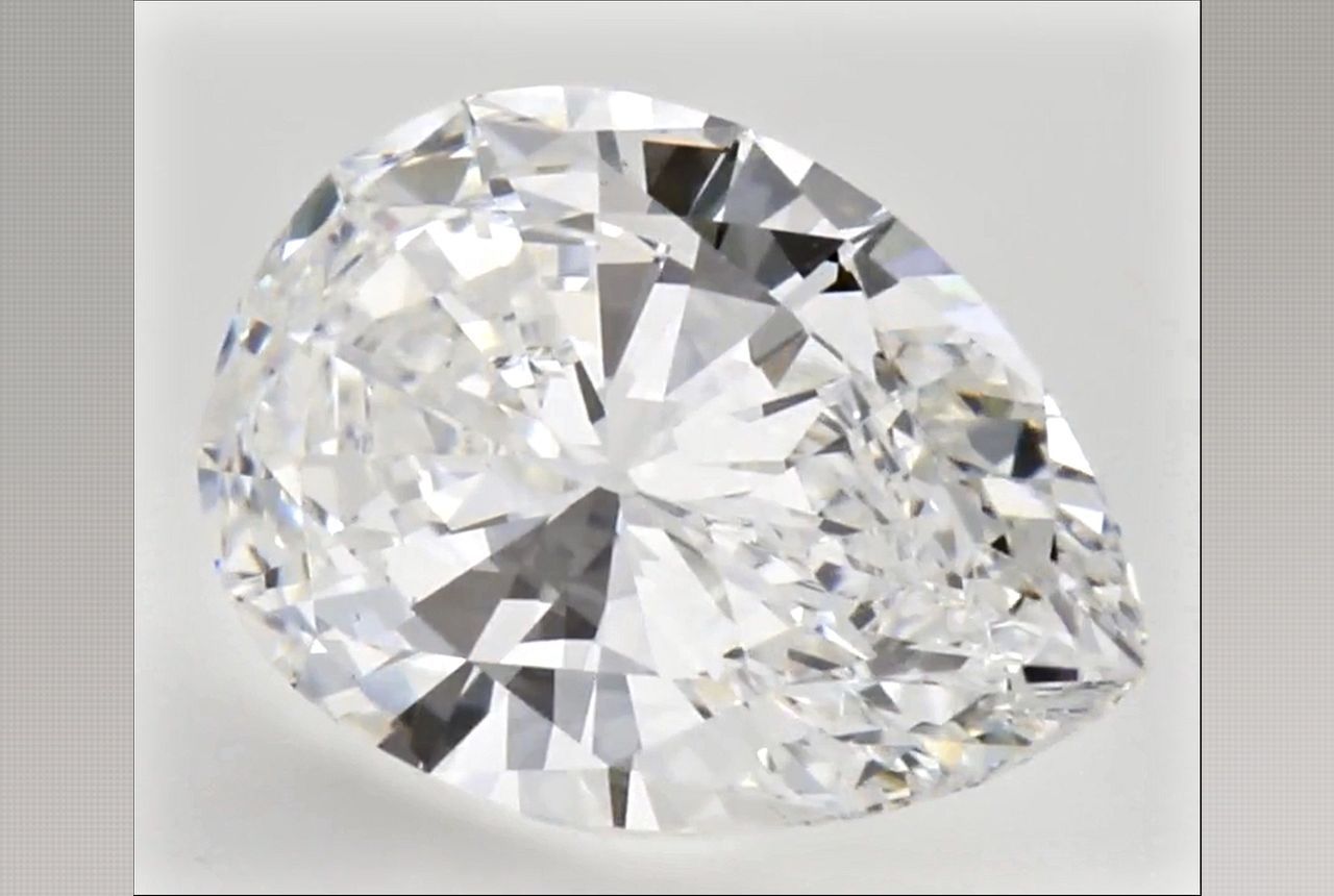 4.03 Carat Pear Diamond