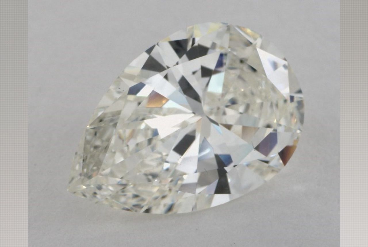 5.02 Carat Pear Diamond