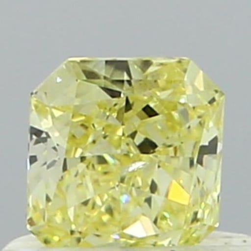 0.36 Carat Radiant Yellow Diamond