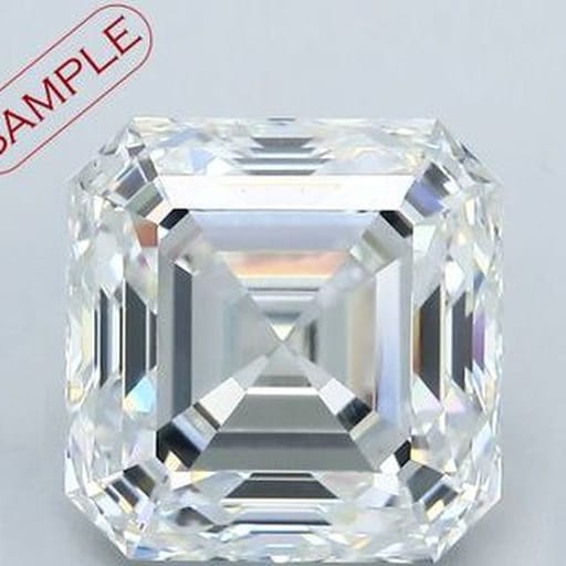 2.50 Carat Asscher Diamond