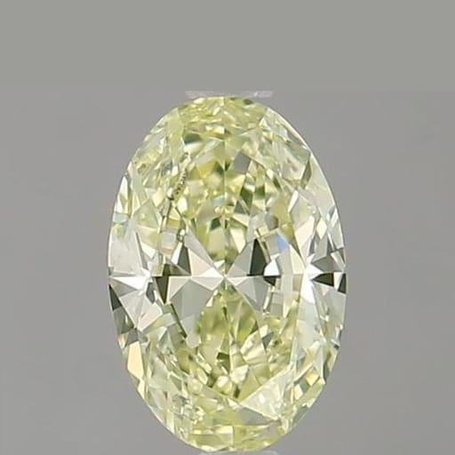 0.31 Carat Oval Yellow Diamond