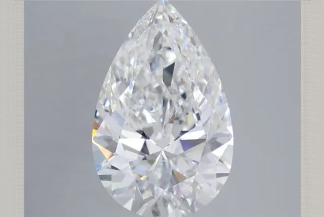 5.01 Carat Pear Diamond