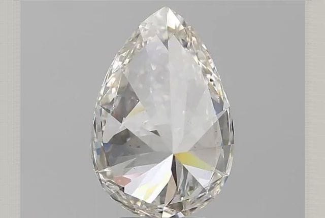 3.80 Carat Pear Diamond
