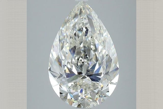 5.01 Carat Pear Diamond