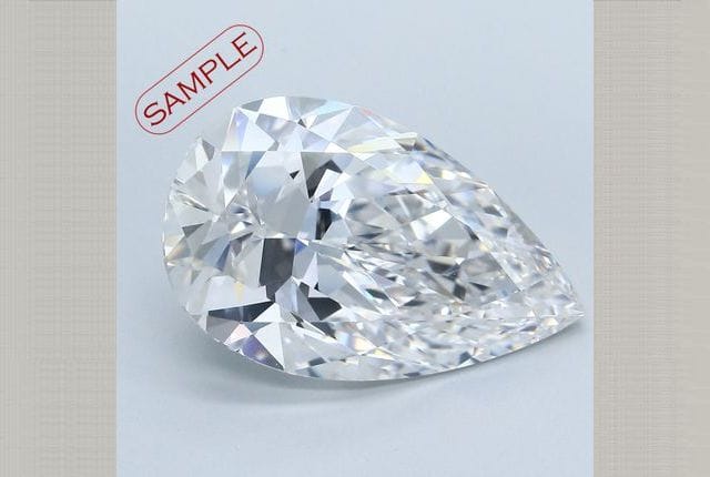 3.53 Carat Pear Diamond
