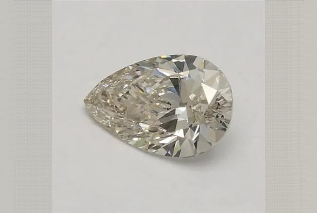 0.58 Carat Pear Lab Diamond