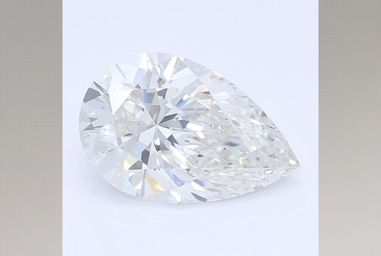 0.74 Carat Pear Lab Diamond