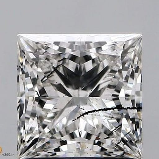 1.61 Carat Princess Lab Diamond