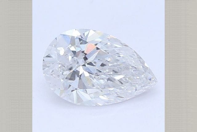 0.54 Carat Pear Lab Diamond