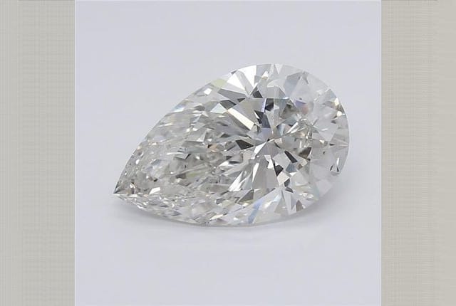 3.77 Carat Pear Lab Diamond