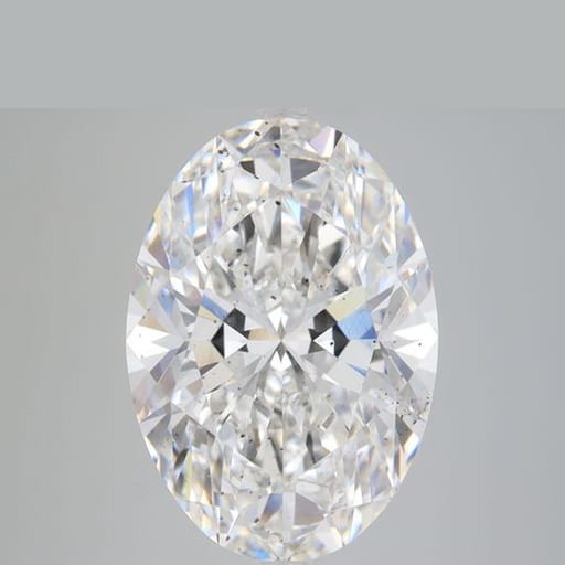 7.76 Carat Oval Lab Diamond