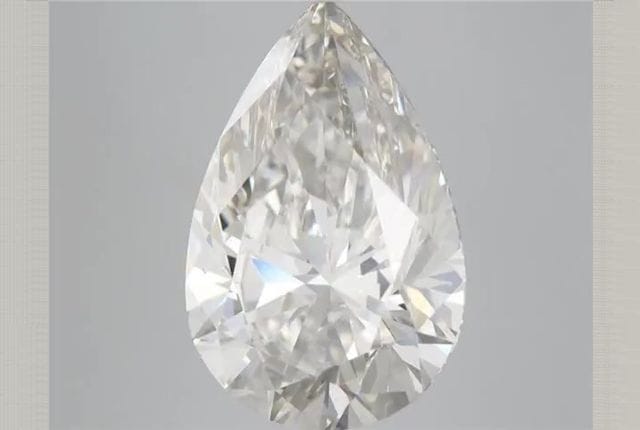 6.23 Carat Pear Lab Diamond