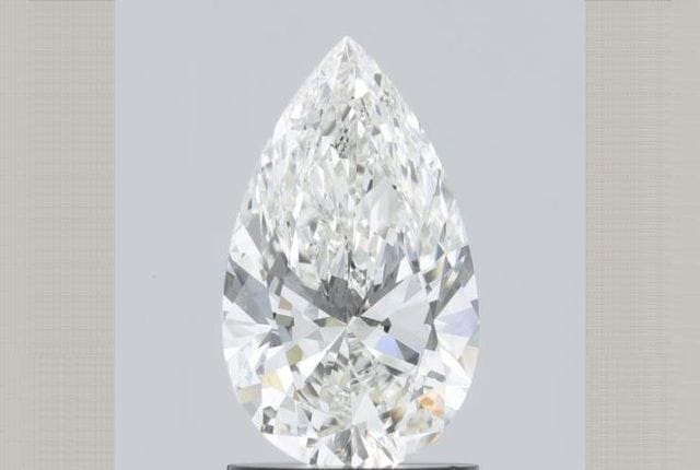 3.51 Carat Pear Lab Diamond