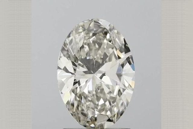 1.64 Carat Oval Lab Diamond