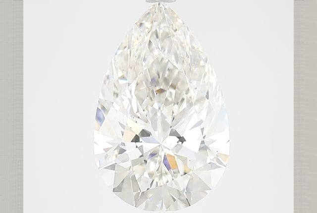 3.87 Carat Pear Lab Diamond