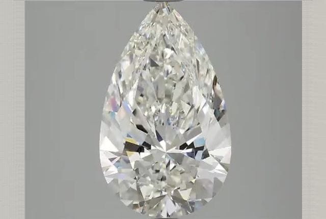 4.22 Carat Pear Lab Diamond