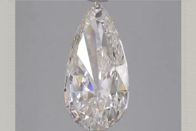 3.81 Carat Pear Lab Diamond