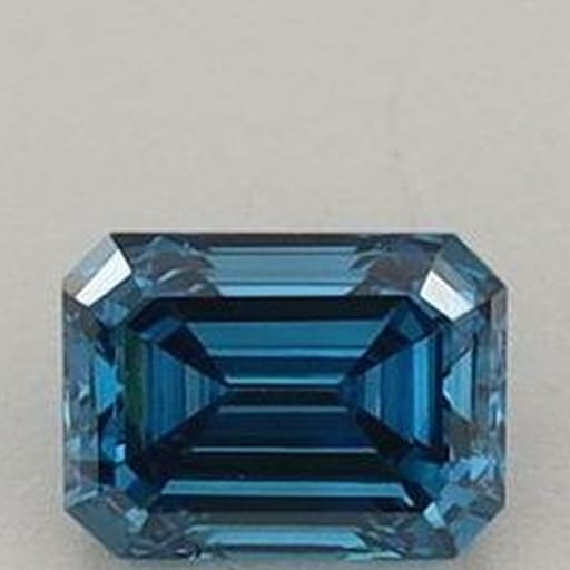 0.28 Carat Emerald Blue Lab Diamond
