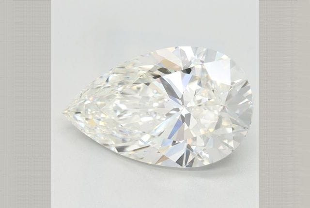 2.56 Carat Pear Lab Diamond