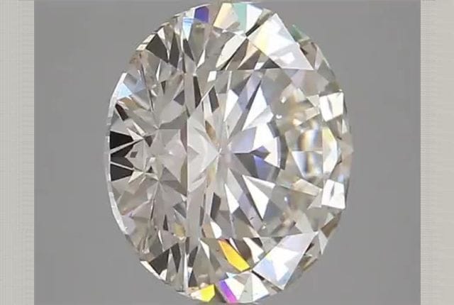 3.58 Carat Round Lab Diamond
