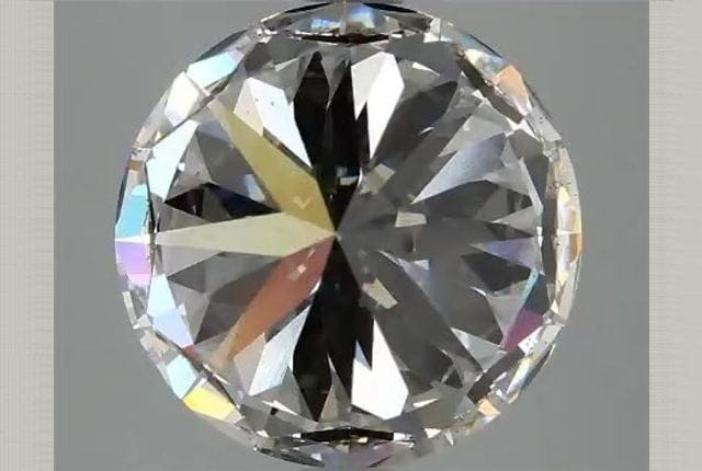 3.68 Carat Round Lab Diamond