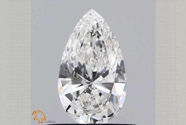 0.52 Carat Pear Lab Diamond