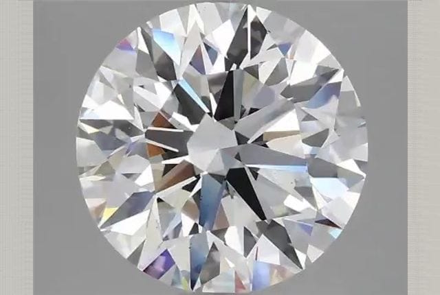 3.82 Carat Round Lab Diamond