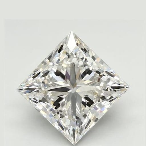 3.84 Carat Princess Lab Diamond