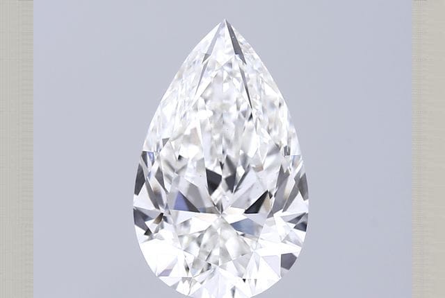 5.04 Carat Pear Lab Diamond