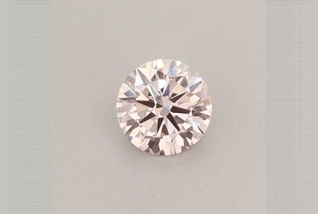 0.31 Carat Round Pink Lab Diamond
