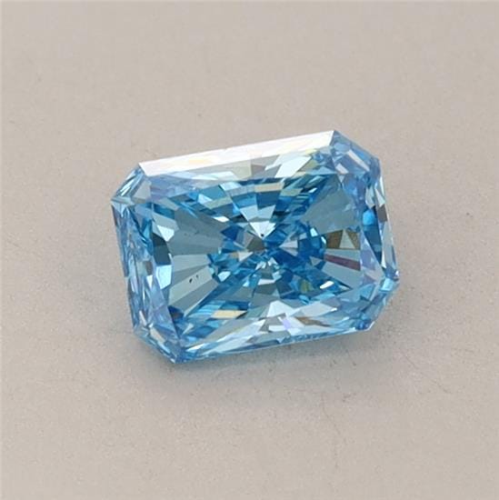 0.48 Carat Radiant Blue Lab Diamond
