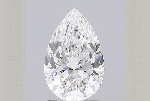 1.36 Carat Pear Lab Diamond