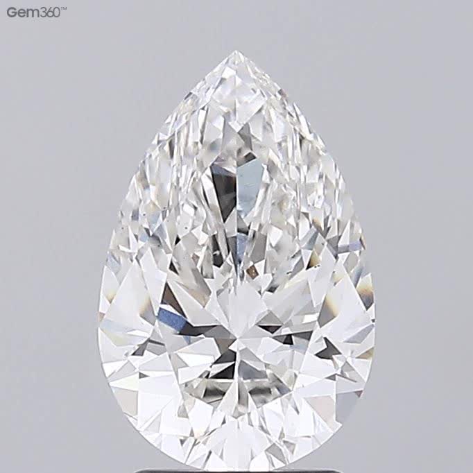 2.54 Carat Pear Lab Diamond