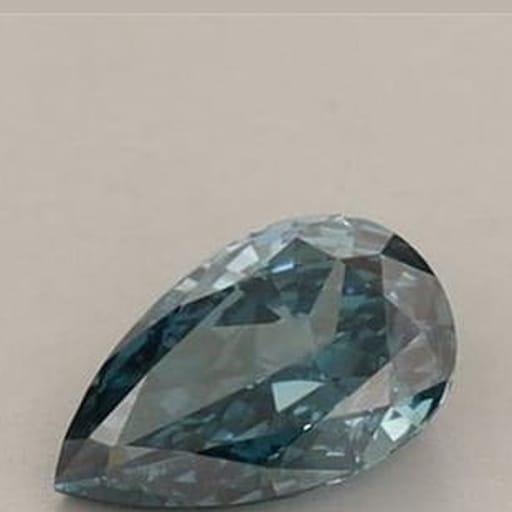 0.34 Carat Pear Blue Lab Diamond