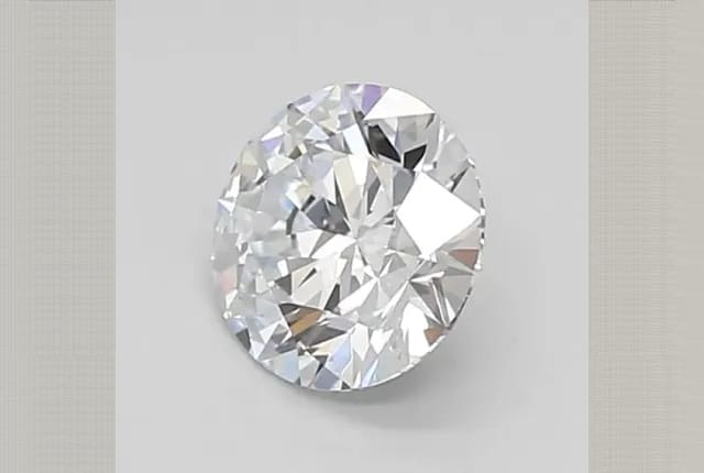 0.84 Carat Round Lab Diamond