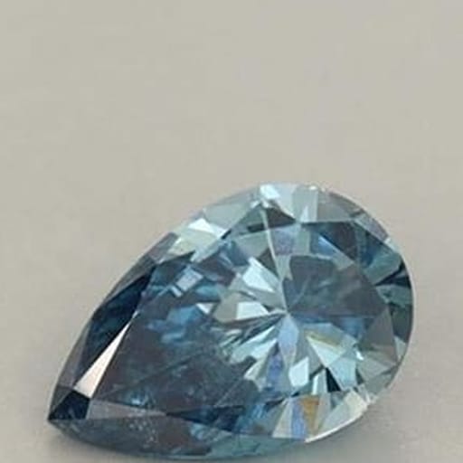 0.29 Carat Pear Blue Lab Diamond