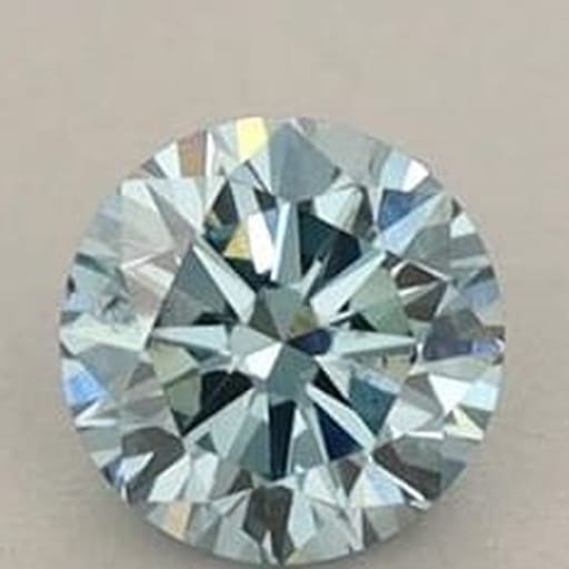 0.27 Carat Round Blue Lab Diamond