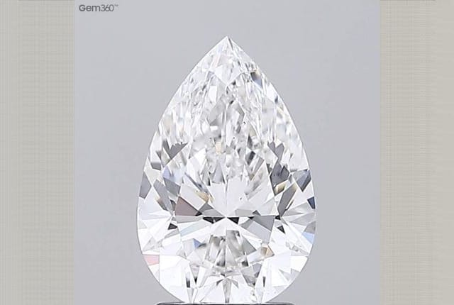 1.95 Carat Pear Lab Diamond
