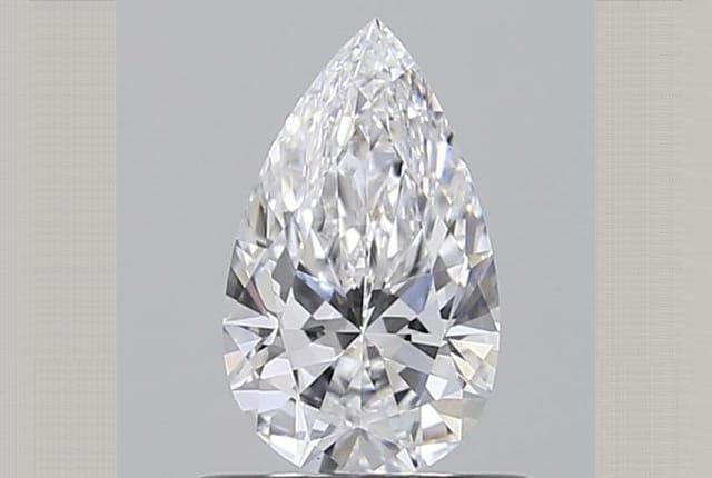 0.52 Carat Pear Lab Diamond