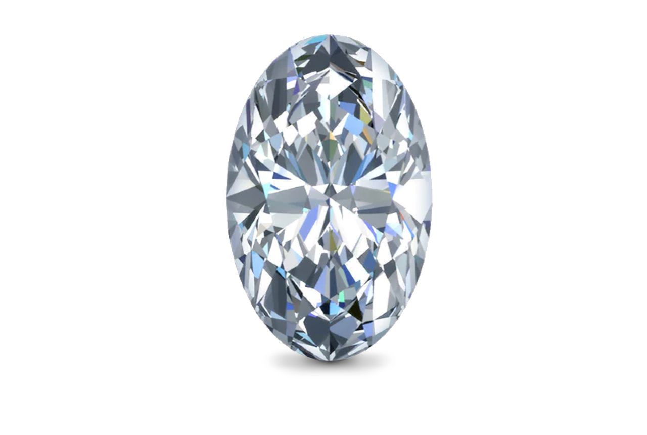 0.60 Carat Oval Brown Diamond