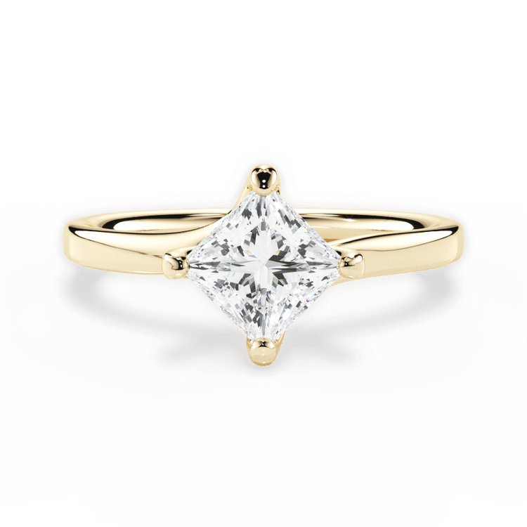 The Evelyn / 0.37 Carat Princess Lab Diamond
