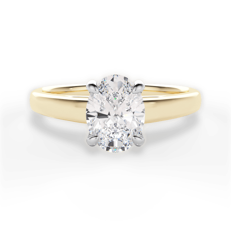 The Flora / 3.02 Carat Oval Lab Diamond