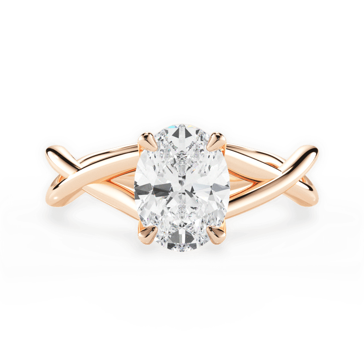 The Carmella / 3.02 Carat Oval Lab Diamond