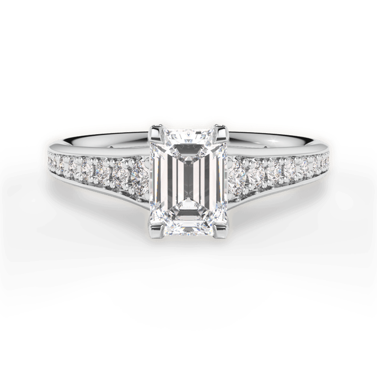 The Maricely / 6.24 Carat Emerald Lab Diamond